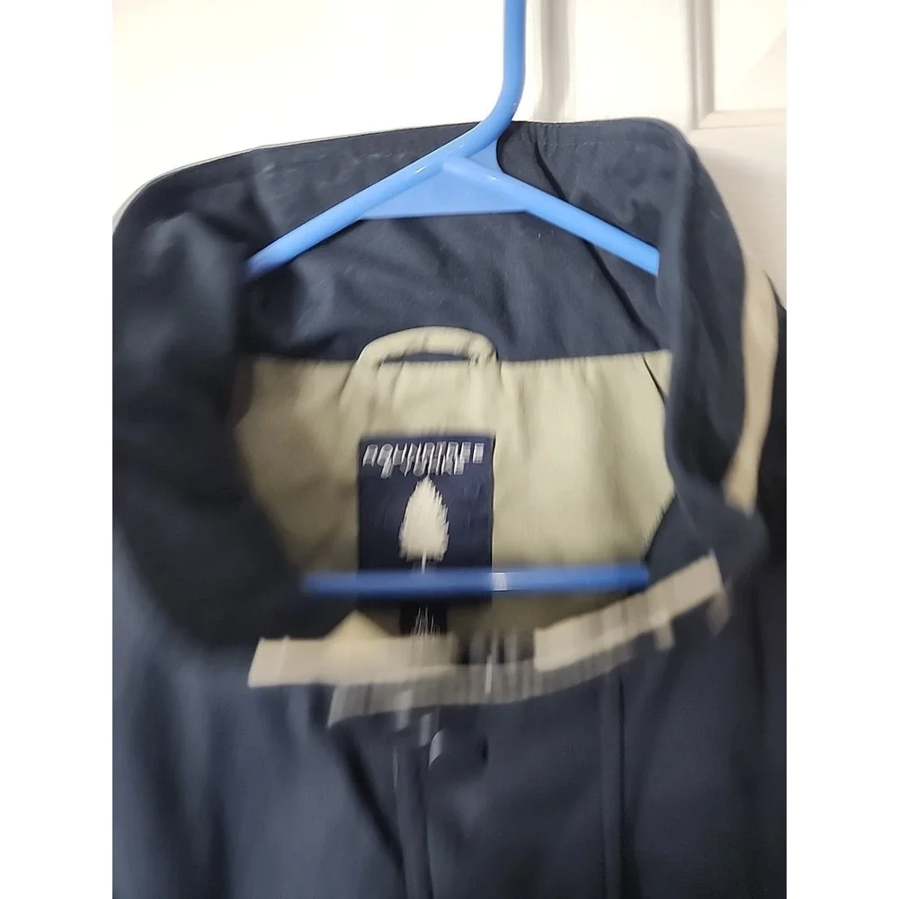 Roundtree & Yorke Jacket Mens XLT  Navy Soft Shell Full Zip Outdoor windbreaker